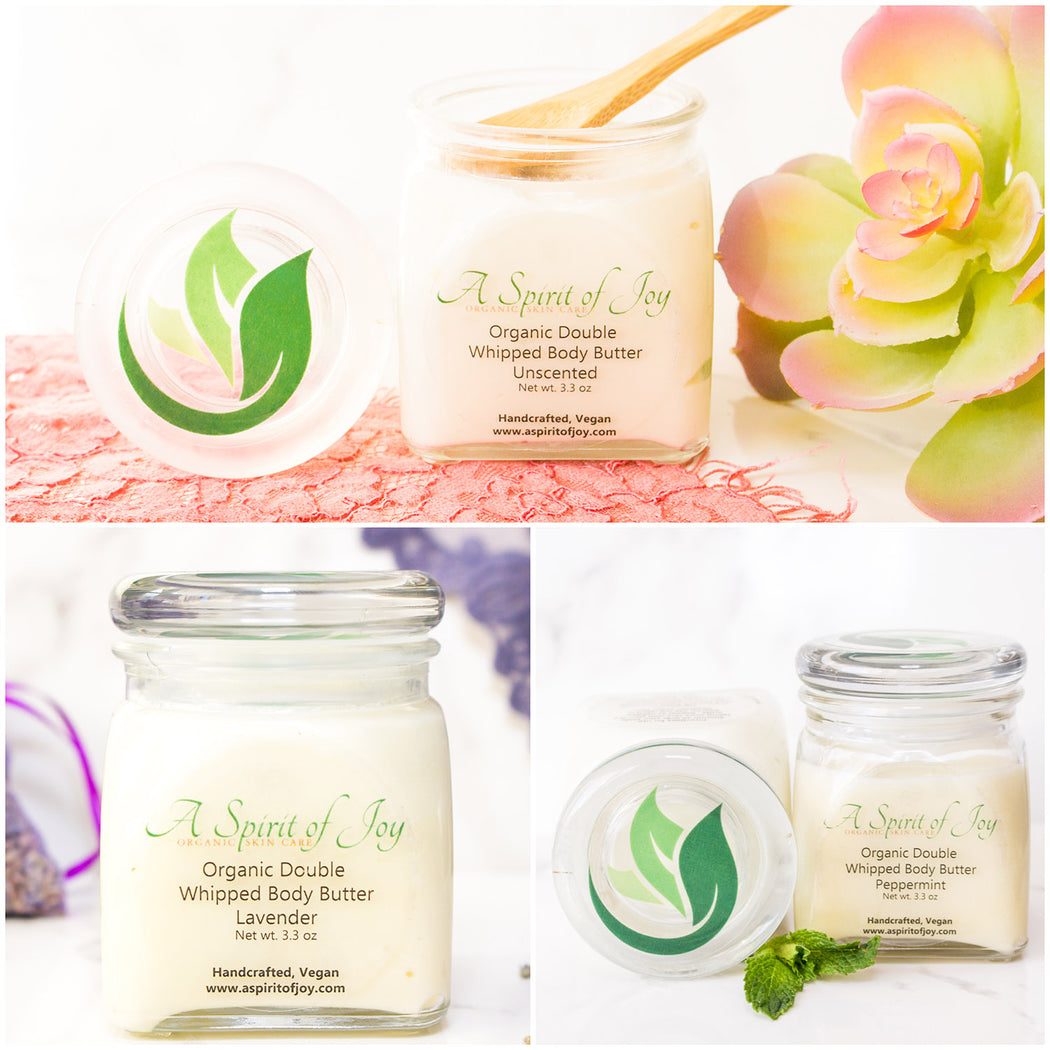 Any 3 Medium Jars of Organic Double Whipped Body Butter